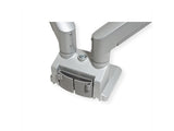 Roline Lcd-Doppelarm, Tischmontage, Gasfeder, 5 Gelenke, 17-32 Zoll, Bis 2x 9 Kg, Silberfarben