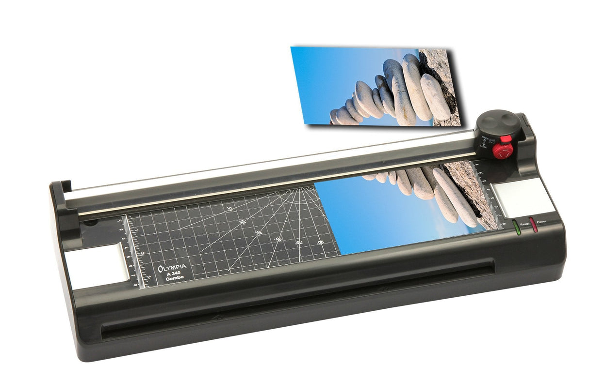Plastificadora Olympia A 340 Combo Din A3 C. Recortadora Rotativa