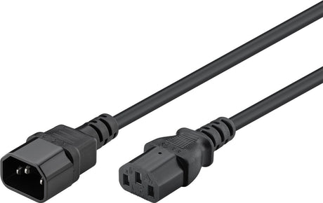 EAN 4040849951244 - Goobay 95124 cable de transmisión Negro 0,5 m IEC C14 IEC C13 imagen 2