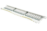 Good Connections Patchpanel 19"Cat. 6 24-P. 0,5he Reinweiss