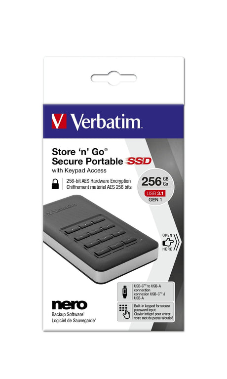 EAN 0023942534020 - Verbatim Store'n'Go USB Tipo C 3.2 Gen 1 (3.1 Gen 1) Negro, Plata imagen 4