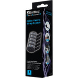 Sandberg 520-33 Cinta De Velcro , Paquete De 5