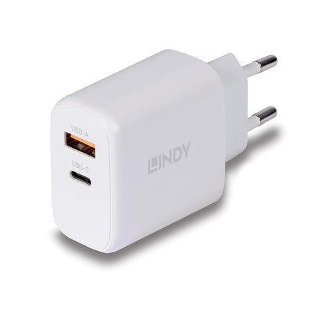 EAN 4002888734288 - Lindy 73428 cargador de dispositivo móvil Universal Blanco Corriente alterna Carga rápida Interior imagen 1