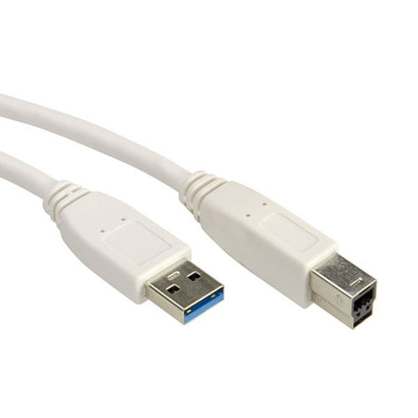 EAN 7611990196746 - VALUE USB A/USB B 0.8m cable USB USB 3.2 Gen 1 (3.1 Gen 1) 0,8 m Blanco imagen 1