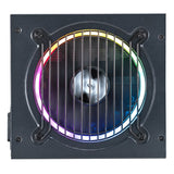 Fuente De Alimentación Unyka Atilius Rgb Atx 650w Black Cableado Modular Apfc Activo Eficiencia Energetica 90% Ventilador Rgb 120mm Ultra Silencioso