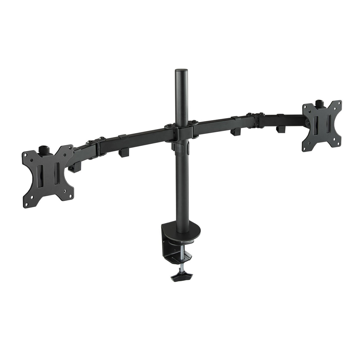 Tooq Soporte De Mesa Con Brazos Articulados Para 2 Monitores De 13"-32" - Giratorio E Inclinable - Gestion De Cables -