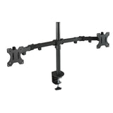 Tooq Soporte De Mesa Con Brazos Articulados Para 2 Monitores De 13"-32" - Giratorio E Inclinable - Gestion De Cables -