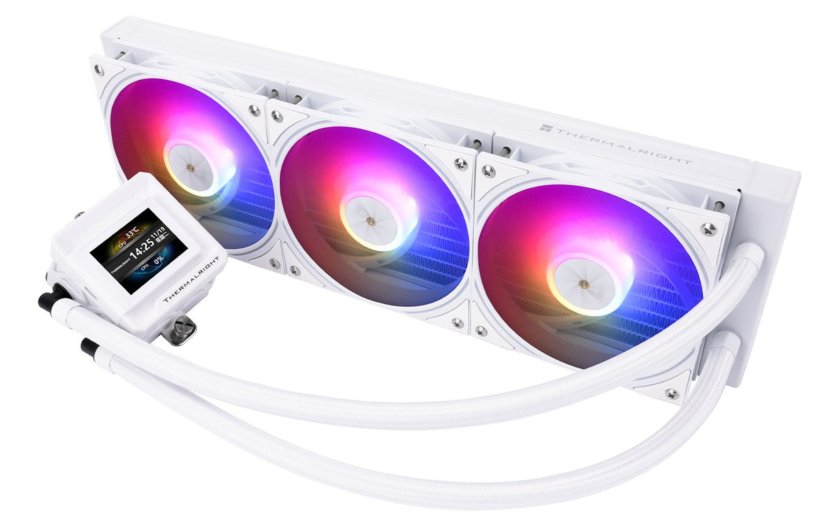 K Thermalright Frozen Warframe Se Refrigeración Líquida, Argb - 360mm, Blanco