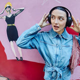 Auriculares Energy Sistem  Bluetooth Rizz - Conexion Multipunto - Anc - Hasta 50h De Bateria - Deep Bass Para Graves