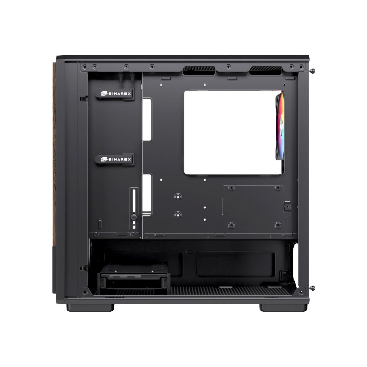 EAN 6977277363654 - Einarex EXCS-PM-400R-B carcasa de ordenador Midi Tower Negro imagen 9