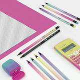 Milan Lápices Con Goma Sunset Grafito Hb C/Surtidos - Caja 24 Unidades-