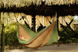 Hamaca De Camping Amazonas Adventure Hammock Coyote Az-1030411,  Verde/Marrón Az-1030411