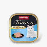 Comida Húmeda Para Gatos  Animonda Vom Feinsten Mildes Menu Turkey And Trout   100g