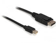 EAN 4043619826988 - DeLOCK 1m Displayport Cable mini DisplayPort Negro imagen 1