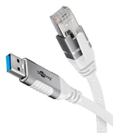 EAN 4040849741630 - Goobay 74163 cable de red Blanco 10 m Cat6 F/UTP (FTP) imagen 3