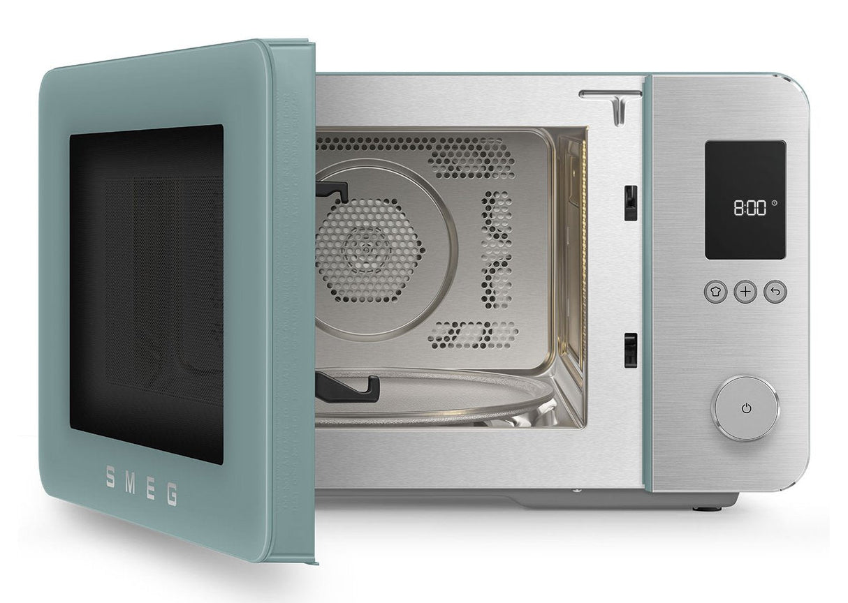 Smeg Kombi-Mikrowelle Moc02egmeu, 9 Fkt, 2100w, Smaragdgrün Matt