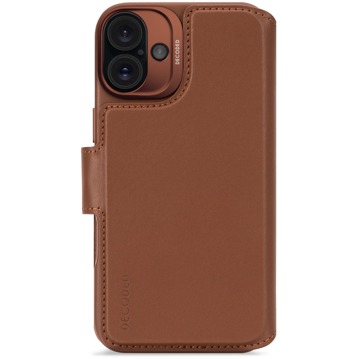 Decoded Leather Detachable Wallet Do Iphone 16magsafe Brazowy