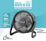 Cellularline Universal Deskbreezy Black