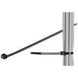 Bridas Nylon 100x2,5mm Bolsa De  100 Unidades Negra