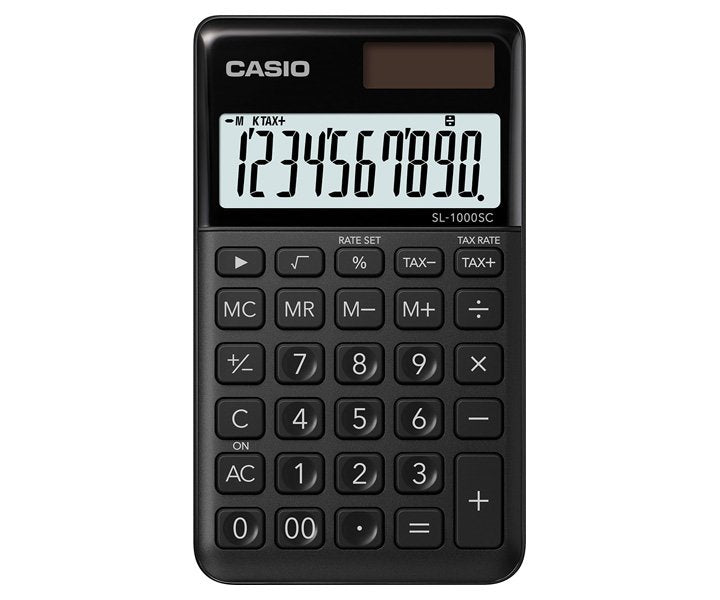 Casio Sl-1000sc-Bk Calculadora Bolsillo Calculadora Básica Negro
