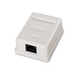 Aisens Roseta De Superficie Rj45 Cat.6 Utp 1 Toma - Blanco