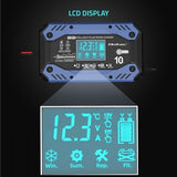 EAN 5901878524825 - Qoltec 52482 Cargador de batería para vehículos 12/24 V Negro, Azul imagen 4