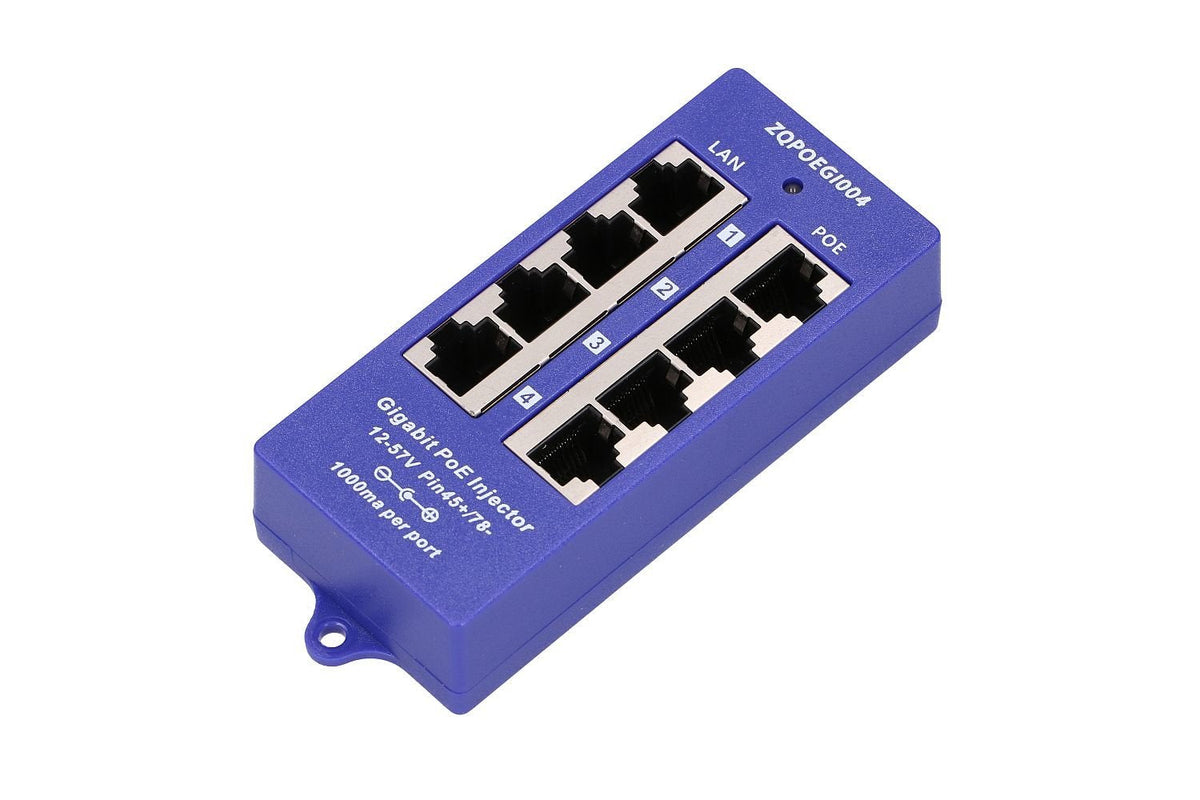 Extralink Poe Injector 4 Port Gigabit