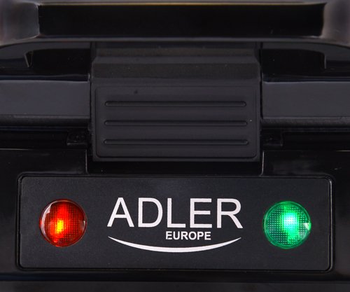 EAN 5902934830041 - Adler AD 3036 gofrera 4 barquillo(s) 1500 W Negro, Gris imagen 4