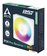Arctic Ventilador 140*140*27 P14 Pro Reverse A-Rgb White