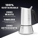 EAN 8006363028899 - Bialetti Venus box Cafetera italiana 0,2 L Plata imagen 5