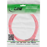 Inline® Cable De Red Slim, Cat.6a, S/Ftp, Tpe (Lszh) Flexible, Poe, Rojo, 1.5m