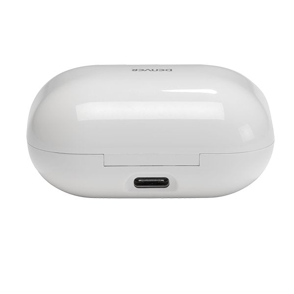 Auriculares Denver Twe-38 Bluetooth V5.0 Estuche De Carga Blanco