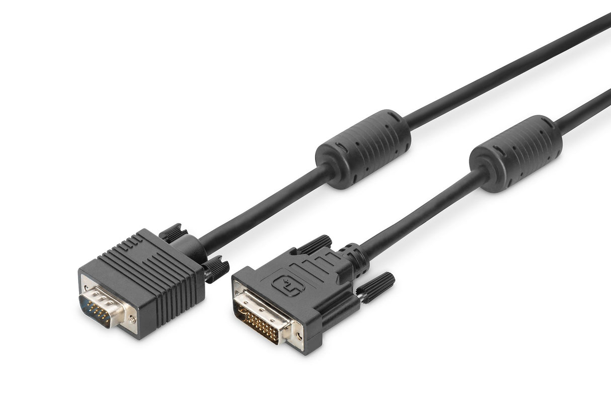 EAN 4016032298526 - Digitus AK-320300-020-S adaptador de cable de vídeo 2 m DVI-I VGA (D-Sub) Negro imagen 1