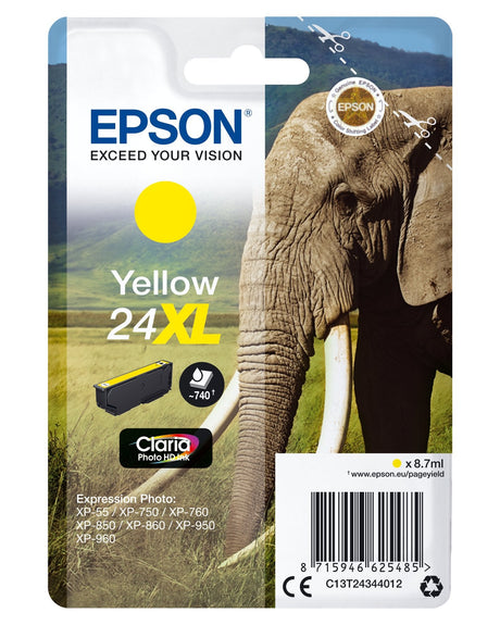 EAN 8715946625485 - Epson Elephant C13T24344012 cartucho de tinta 1 pieza(s) Original Alto rendimiento (XL) imagen 1