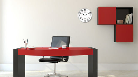 EAN 3595560022366 - Unilux 400094280 reloj de mesa o pared Reloj de cuarzo Alrededor Gris imagen 2