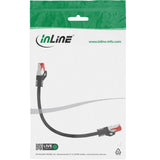 Cable De Red Inline S/Ftp Pimf Cat.6 250mhz Pvc Cobre Negro 0.25m