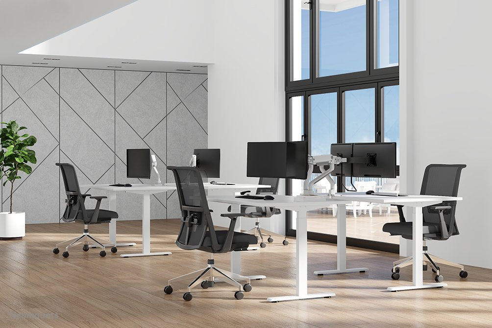 Neomounts  Soporte Dual 100x100 -15kg 17-35'' Blanco