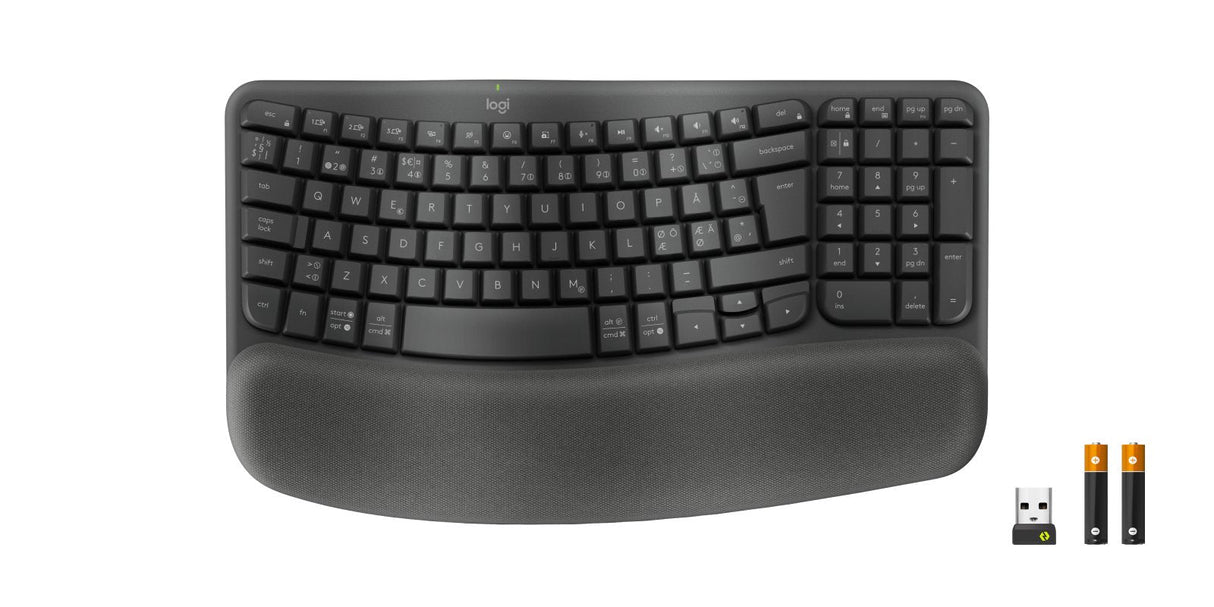 Wave Keys For Business  Graphite Pan - 2.4ghz/Bt