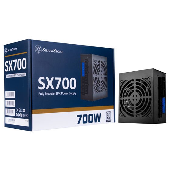 Fuente De Alimentación Silverstone Sx700-Pt 700 W 20+4 Pin Atx Sfx Negro