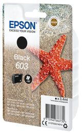Cartucho Original Epson 603 Negro - C13t03u14010 Ml-3.4pag-150