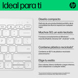 EAN 0196548516773 - HP 350 WHT Compact Multi-Device Keyboard teclado Hogar Blanco imagen 10