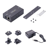 EAN 0065030906005 - StarTech.com I13P-SERIAL-ETHERNET convertidor, repetidor y aislador en serie RS-232 RJ-45 Negro imagen 9