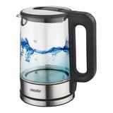 Tetera Mesko Home Ms 1301b Eléctrica 1,7 L 2200 W Negro, Acero Inoxidable, Transparente