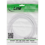 Cable De Extensión De Cc Inline, Enchufe De Cc Macho/Hembra 3,5x1,35 Mm, Awg 18, Blanco, 5 M
