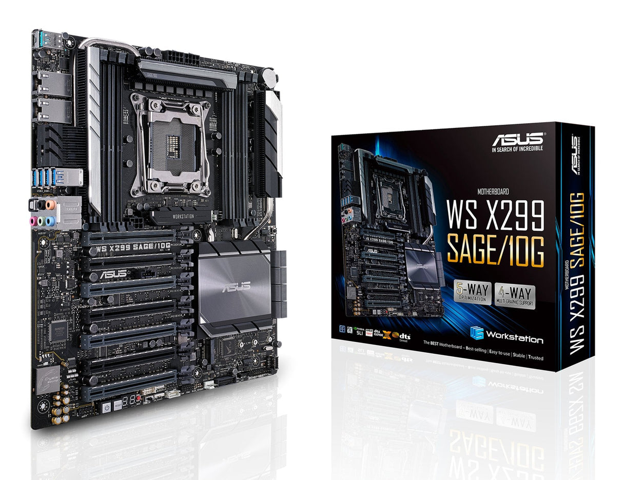 EAN 0753459461204 - ASUS WS X299 SAGE/10G Intel® X299 LGA 2066 (Socket R4) SSI CEB imagen 1