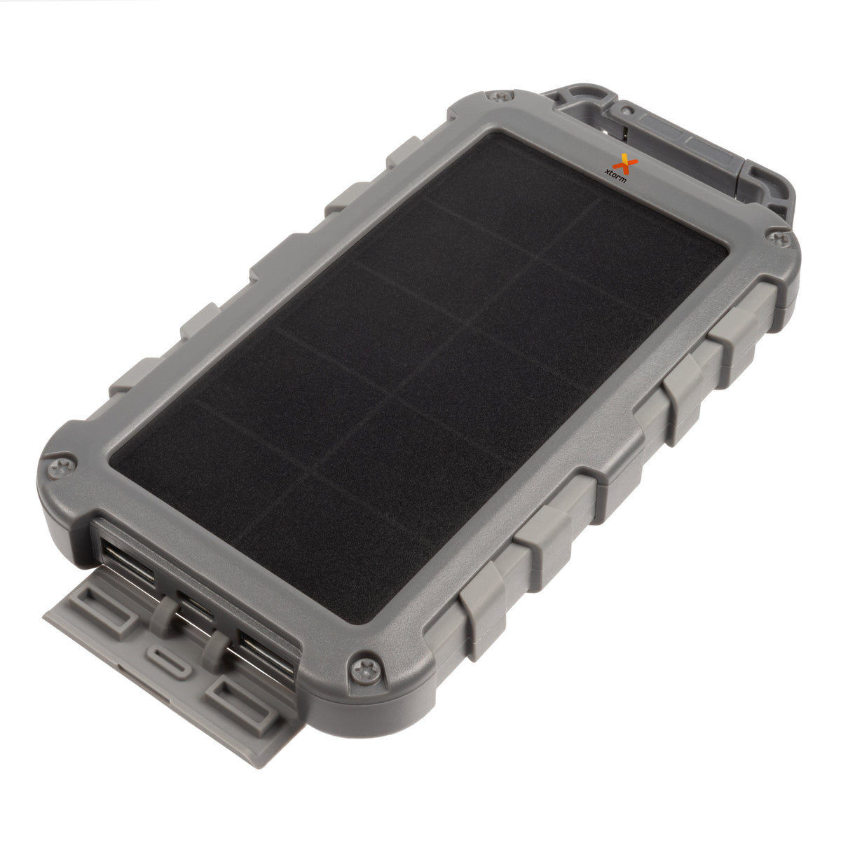 Powerbank Solar 10000mah Xtorm Fs405 Gris Oscuro Y Azul