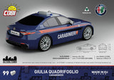 Cobi Giulia Quadrifoglio Carabinieri (Massstab 1:35) Cobi-24654