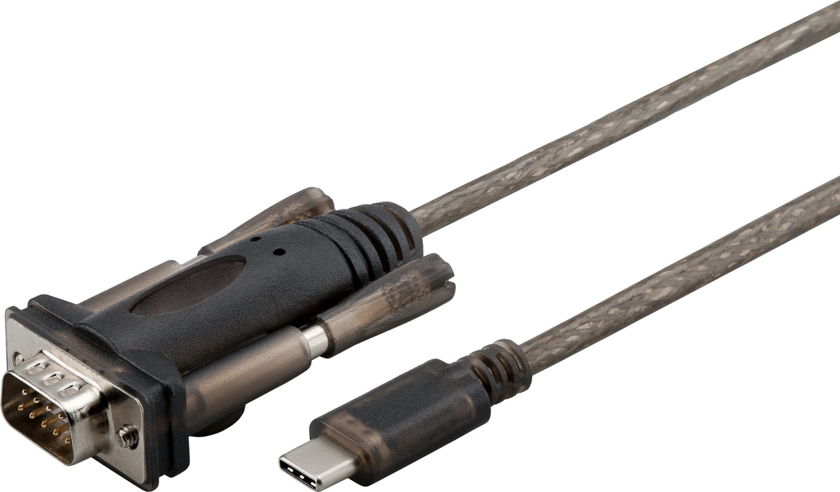 Conversor Usb-C 2.0 A 1 Puerto Serie Db9 (Rs-232) Goobay 1.50m