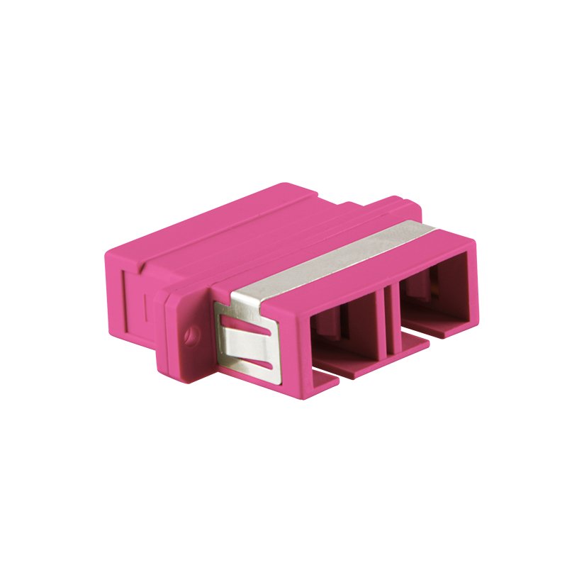 Logilink Fiber Adapter Sc Duplex With Flange, Violeta