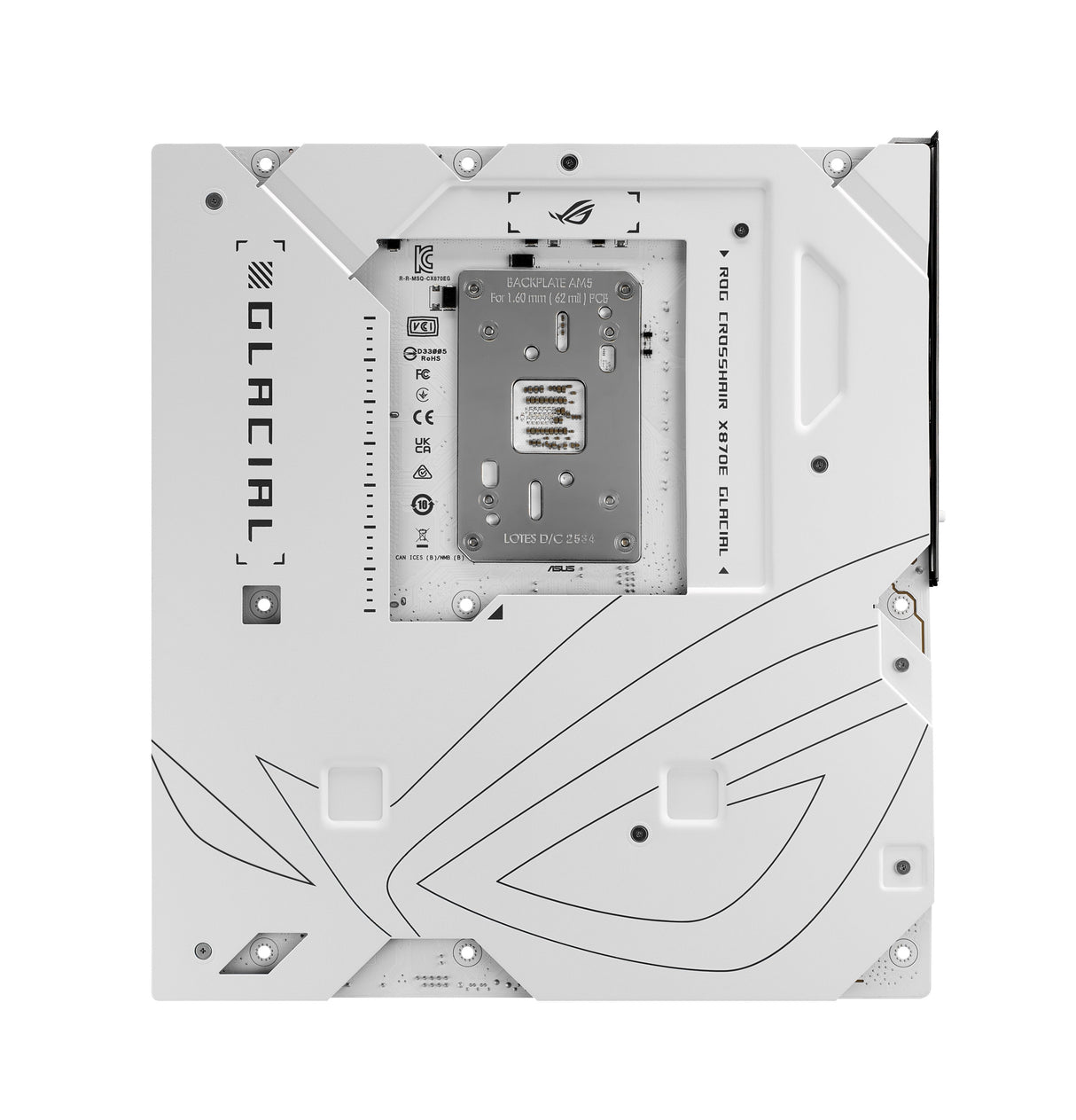 Placa Base Asus Rog Crosshair X870e Glacial Amd X870e Zócalo Am5 Atx Extendida